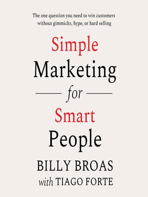 cover image of Simple Marketing for Smart People